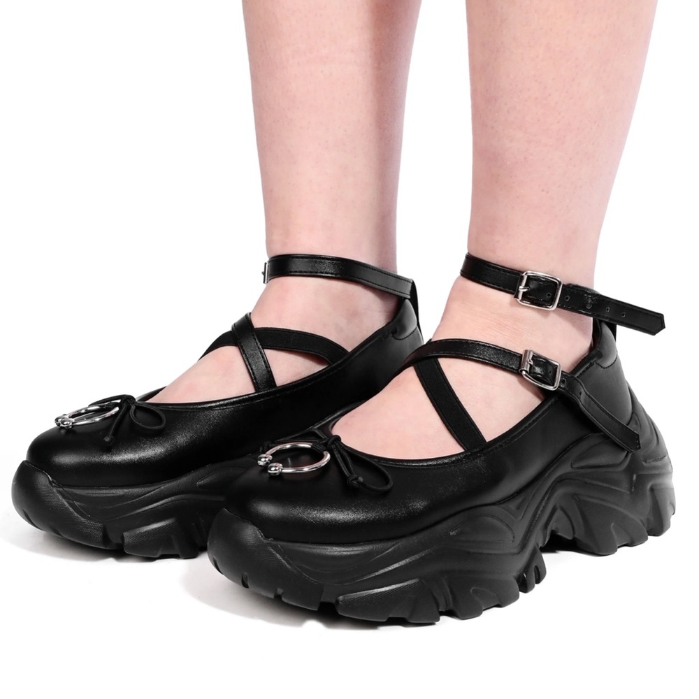 Foxblood Black Swan Sneakers